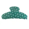 Pinza grande para el pelo de acetato para mujer, pinza de tiburón brillante para la parte trasera de la cabeza, pinza de garra para sujetar la mitad del pelo, accesorio para el pelo de alta gama con forma de estrella