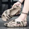 Sandalias de Verano para Hombre para Exteriores con Suelas Blandas para Conducir, Sandalias Deportivas Antideslizantes para Playa