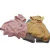 Sudadera de rayas para niña, ropa infantil de primavera y otoño, camiseta de manga larga, nuevo top elegante para bebé, camiseta básica, chaqueta