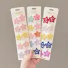 Pinzas para el Cabello de Estrella Lindos Clips Pequeños de Colores Accesorios para el Cabello Pinzas Laterales para Mujer Estilo Coreano Pasadores de Estrella de Cinco Puntas Pinzas para el Flequillo Venta al por Mayor