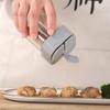 Frasco Sazonador Cuatro en Uno con Tapa Portátil para Exteriores, Barbacoa, Sazonador de Cuatro Compartimentos, Sabor No Cuerda, Transparente, Caja Sazonadora Integrada