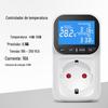 Termostato inteligente soquete interruptor de temperatura e umidade automático display digital controlador cozinha eletrodomésticos termostato