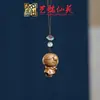 Pingente de Corrente para Celular Sapo de Madeira Arco-Íris Yiming Xianyuan Sandália Criativa de Sândalo Animal Desenho Animado Sapo Ornamento