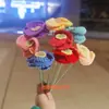 Produto Acabado Transfronteiriço: Buquê de Flores de Lã Tricotadas à Mão de Papoula, Flores Artificiais para Decoração de Casa, Presente de Feriado