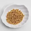 2-4mm Miçangas Pequenas Douradas Resistentes à Cor Miçangas Espaçadoras Douradas e Prateadas Miçangas de Isolamento Misturadas Acessórios para Pulseira DIY Feita à Mão Material