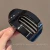 Pinza Curva de Nácar con Acabado de Alta Gama, Pinza Plana para la Parte Trasera de la Cabeza, Que No Marca, Que No Duele, Pasador para Peinados Recogidos, Pinza de Pato, Pinza de Concha