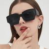 Gafas de sol decorativas de lujo con montura gruesa estilo europeo y americano, gafas de sol retro personalizadas para pareja, gafas de sol encantadoras para mujer