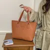 Bolso de mano simple para mujer, bolso de hombro de gran capacidad a la moda para ir al trabajo, bolso tejido para mujer, bolso de mano diario para dama
