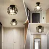 Lámpara de Techo Artística para Pasillo, Lámpara Sencilla Moderna para Entrada, Lámpara de Techo Creativa Estilo Americano para Balcón, Dormitorio, Vestidor y Recibidor