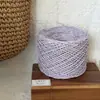 Ráfia de espessura média e material de papel Chapéu de palha trançado de verão Fio de chapéu de palha crochê Bolsa de crochê de chapéu de palha Fio de ráfia