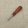 Recortador de bordes de cuero en stock, recortador de bordes biselados a mano para bricolaje, herramienta de redondeo para procesamiento de bordes de cuero