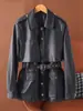 Chaqueta de Cuero de Lujo Ligero Transfronteriza para Mujer, Talla Petite, Nuevo Estilo Primavera 2026, Gabardina Corta de Piel de Oveja