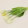 Tulipanes Artificiales Hidratantes de Tacto Realista, Flores Falsas de Alta Gama, Arreglos Florales de Mesa, Accesorios para Fotografía de Sala de Estar, Ramos Artificiales