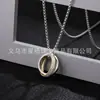Colar Masculino Cruz Aço Inoxidável Pingente Guitarra Tendência Hip Hop Personalidade Streetwear Versátil À Prova d'Água Resistente ao Desgaste Joia de Casal