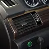 Adequado para saídas de ar esquerda e direita do Honda Accord 13-17 com acabamento preto piano preto brilhante, decoração de modificação de interior de carro