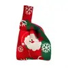 Saco de Presente de Natal Caixa de Presente Bolsa de Tricô Bolsa de Mão Saco de Presente Saco de Doce de Maçã de Natal Caixa de Embalagem de Presente