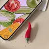 Pinzas para el pelo de verduras simuladas, pinzas para el pelo de chile y berenjena, pinzas laterales, lindos accesorios para el pelo para niñas, pinzas originales para flequillo, adornos para el pelo