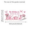 Pegatinas de Serie de Flores de Planta Artificial de Dibujos Animados y Ratán Decoración de Pared para Habitación Infantil y Dormitorio Pegatinas de Pared Impermeables Autoadhesivas