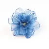 10cm Flor de Organza Acessórios DIY Tecido Borda Queimada Flor Tridimensional Feita à Mão Acessórios para Headwear Acessórios para Roupas Atacado
