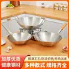 Wok de Acero Inoxidable con Mango de Madera Wok de Doble Asa Wok Antiadherente Inoxidable Wok Extra Grande para Chef Comedor Restaurante Comercial