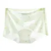 Pantaletas florales de seda helada de verano para mujer, hechas de seda de morera, antibacterianas, estilo ins, ajustadas en 3D a las caderas, no se enrollan, amigables con la piel, tipo bóxer pequeño