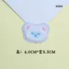 Toalha de Cabeça de Urso Fofa Patch de Tecido Bordado Decoração Bolsa Capa de Celular Patch Bordado Autoadesivo Grátis Modelo de Evento de Patch