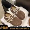 Sapatos Birkenstock retrô com plataforma alta, cobertura total, para mulheres, novo estilo outono 2026, versáteis com saias, mocassins de calçar