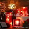 Día de San Valentín Amor Decorativo Madera Señal Decorativa Día de San Valentín Patrón de Doble Cara, Adorno Navideño de Madera