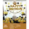 Set de Globos de Cumpleaños, Decoración para Fiesta de Cumpleaños de Novia en San Valentín, Globos de Papel de Aluminio, un Set Completo con un Toque de Lujo
