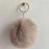 Fábrica em estoque 8cm bola de pelo pingente chaveiro bolsa acessórios bola de pelo falso atacado faça você mesmo pingente roupas sapatos acessórios