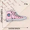 Insignia de Accesorios de Ropa Bordada a Computadora Parche Adhesivo Zapatos Etiqueta de Tela Cuenta a Mano DIY Accesorios Calcomanía de Tela Bordada
