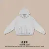 Ropa Masculina RS Transfronteriza Old Money BOXY Sudadera con Capucha Corta Ancha Felpa Pesada de 350G Engrosada Marca de Tendencia Sudadera con Capucha para Hombre