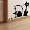 Lu Kang CH3202 Ratón Agujero en la Pared Personalidad Moda Creativo Sala Esquina Lindo Pintura Decorativa Pegatinas de Pared