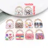 Accesorios de Joyería Vintage DIY Transfronterizos, Dijes Estampados Esmaltados para Bolsos, Pendientes Creativos, Collares, Colgantes para Llaves