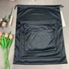 Bolsa de Almacenamiento de Algodón de Color Sólido Bolsa con Cordón Acabado para Viaje Ropa Interior a Prueba de Humedad y Polvo Bolsillo Interior Conveniente