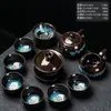 Juego de Té Kung Fu Perezoso para Uso en Casa, Tetera Automática de Lujo Ligero con Taza de Té Incorporada, Cafetera de Molienda de Piedra, Nuevo Modelo 2025