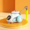Brinquedo Elétrico Inteligente para Gatos Controlado Remotamente Transfronteiriço para Autoentretenimento e Alívio do Tédio, Brinquedo de Gato Tipo Lagarta para Animais de Estimação