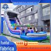 Deslizador Inflável de Alta Qualidade Venda Quente Escada Inflável com Piscina Gigante Deslizador Aquático Inflável para Adultos Adereços Infláveis para Terra ao Ar Livre