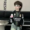 Camisetas Elegantes de Primavera y Otoño para Niños Niños, Camisetas Casuales de Manga Larga Estilo Coreano Frescas y Modernas para Bebés Niños