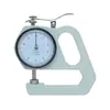 Calibrador de Grosor de Cuero de 0-12.7mm Medidor de Grosor de Cabeza Plana Calibrador de Grosor de Aguja Probador de Grosor Calibrador de Grosor para Papel Cuero Tarjeta