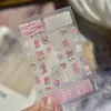 Tomoni&Não Perca Adesivos de Unha com Glitter DIY Brilhantes Doces Adesivos de Unha Lantejoula Padrão de Lã Material de Joalheria