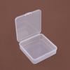 Caja de Plástico Transparente Cuadrada Caja de Almacenamiento Tarjeta Pequeña Herramienta Cultural y Creativa Caja para Empaquetar y Organizar Caja de Comercio Exterior Transfronterizo Venta al por Mayor