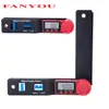 Fabricante Fan Youshi Múltiples Funciones Pantalla Digital Electrónica Regla Angular Medidor de Nivel Inclinómetro Transportador Calibrador