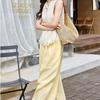 Nuevo Traje Sin Mangas Estilo Chino para Mujer, Tendencia Verano 2026 Atuendo Rejuvenecedor, Conjunto Completo con Pantalones de Pierna Ancha Juego de Dos Piezas