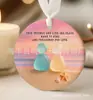 Decoraciones Navideñas de Árbol de Vidrio Marino Tridimensionales de Nuevo Producto Transfronterizo Colgantes Creativos de Amistad de Playa Costera