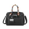 Bufanda de Seda Estacional Transfronteriza, Bolso de Platino Arrugado, Salida Casual, Bolso de Moda para Mujer, Bolso Bandolera Portátil Versátil