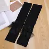 Mangas de Braço de Seda Gelada de Verão Ruiya Versáteis Estilo Ballet Protetores de Braço para Menina Cosplay Laço Respirável Mangas de Braço para Ciclismo