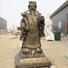 Estatua de Buda de Personaje de Fibra de Vidrio con Manchas Imitación Cobre Resina Pintada Estatua Estatua de Buda de la Fortuna Personaje Listo para Enviar