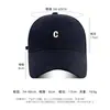 Gorra de Béisbol Bordada con Letra C Pequeña Estilo Coreano para Hombres, Parte Superior Suave Versátil para Exteriores Cubre Rostro para Mujeres, Circunferencia de Cabeza Grande, Hace que la Cara Parezca Más Pequeña