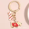 Llavero Personalizado Creativo de Animal Pequeño, Colgante de Gato de Aleación de Zinc Esmaltado, Llavero, Adorno de Bolsa de Dibujos Animados, Personalizado